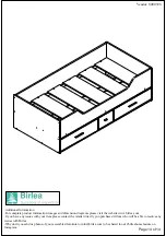 Предварительный просмотр 14 страницы Birlea CAMDEN CABIN BED Assembly Instructions Manual