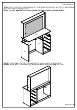 Предварительный просмотр 14 страницы Birlea Chloe CHL7DTMWHT Assembly Instructions Manual