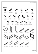 Предварительный просмотр 2 страницы Birlea CONRAD 4 DRAWER NARROW CHEST SILVER OAK Assembly Instructions Manual