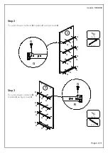 Предварительный просмотр 4 страницы Birlea CONRAD 4 DRAWER NARROW CHEST SILVER OAK Assembly Instructions Manual