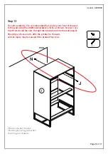 Предварительный просмотр 10 страницы Birlea CONRAD 4 DRAWER NARROW CHEST SILVER OAK Assembly Instructions Manual