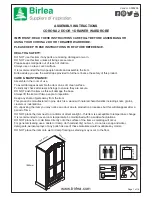 Birlea CORO2D1DPIN Assembly Instructions Manual предпросмотр