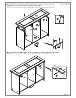 Предварительный просмотр 7 страницы Birlea CORONA 2 DOOR 5 DRW SIDEBOARD Assembly Instructions Manual