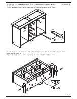 Предварительный просмотр 8 страницы Birlea CORONA 2 DOOR 5 DRW SIDEBOARD Assembly Instructions Manual