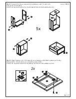 Предварительный просмотр 9 страницы Birlea CORONA 2 DOOR 5 DRW SIDEBOARD Assembly Instructions Manual