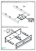 Предварительный просмотр 5 страницы Birlea Corona 2 Drawer With Shelf Console Table Assembly Instructions Manual