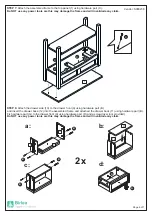 Предварительный просмотр 7 страницы Birlea Corona 2 Drawer With Shelf Console Table Assembly Instructions Manual