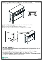 Предварительный просмотр 8 страницы Birlea Corona 2 Drawer With Shelf Console Table Assembly Instructions Manual