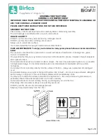 Birlea CORONA 3+2 Assembly Instructions Manual предпросмотр