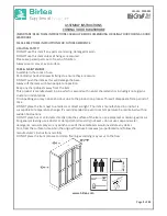 Birlea CORONA 3 DOOR WARDROBE Assembly Instructions Manual предпросмотр