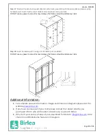 Предварительный просмотр 11 страницы Birlea CORONA 3 DOOR WARDROBE Assembly Instructions Manual