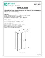 Предварительный просмотр 1 страницы Birlea CRUZ 3 DOOR WARDROBE Assembly Instructions Manual