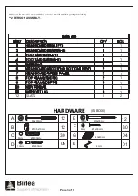 Preview for 4 page of Birlea DARWIN FOUR POSTER BED Assembly Instructions Manual