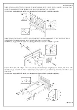 Предварительный просмотр 3 страницы Birlea Denver 4' Bed Ivory Assembly Instructions