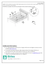 Предварительный просмотр 4 страницы Birlea Denver 4' Bed Ivory Assembly Instructions