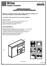 Preview for 2 page of Birlea Edgeware EDG1SBBLK Assembly Instructions Manual