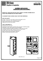 Предварительный просмотр 2 страницы Birlea EDGEWARE GLASS DOOR CABINET Assembly Instructions Manual