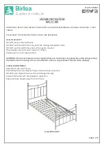 Birlea EMILY 3’ BED Assembly Instructions предпросмотр