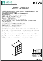 Предварительный просмотр 2 страницы Birlea HIG4CHCRO Assembly Instructions Manual