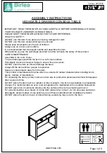 Предварительный просмотр 2 страницы Birlea Highgate HIG22SBCRO Assembly Instructions Manual