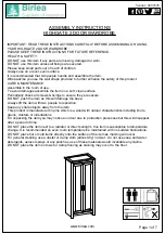 Предварительный просмотр 2 страницы Birlea Highgate HIG2WCRO Assembly Instructions Manual