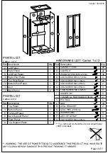 Предварительный просмотр 3 страницы Birlea Highgate HIG2WCRO Assembly Instructions Manual