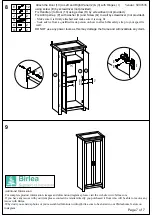 Предварительный просмотр 8 страницы Birlea Highgate HIG2WCRO Assembly Instructions Manual