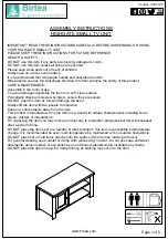 Preview for 2 page of Birlea Highgate HIGLTVCRO Assembly Instructions Manual