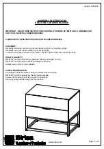 Предварительный просмотр 2 страницы Birlea HOUSTON 2 Assembly Instructions Manual