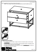 Предварительный просмотр 8 страницы Birlea HOUSTON 2 Assembly Instructions Manual