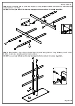 Предварительный просмотр 6 страницы Birlea LYNX 2 DOOR SLIDING ROBE WITH MIRRIOR Assembly Instructions Manual