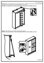 Предварительный просмотр 10 страницы Birlea LYNX 2 DOOR SLIDING ROBE WITH MIRRIOR Assembly Instructions Manual