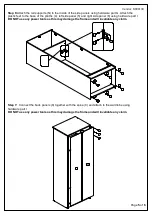 Предварительный просмотр 5 страницы Birlea LYNX 2 DOOR WARDROBE Assembly Instructions Manual