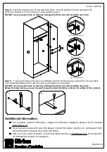 Предварительный просмотр 6 страницы Birlea LYNX 2 DOOR WARDROBE Assembly Instructions Manual