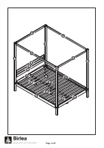 Preview for 3 page of Birlea MERCIA FOUR POSTER BED Assembly Instruction Manual