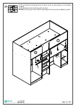 Предварительный просмотр 19 страницы Birlea MERLIN HIGH SLEEPER Assembly Instructions Manual