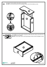 Предварительный просмотр 22 страницы Birlea MERLIN HIGH SLEEPER Assembly Instructions Manual