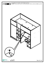 Предварительный просмотр 23 страницы Birlea MERLIN HIGH SLEEPER Assembly Instructions Manual