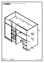 Предварительный просмотр 24 страницы Birlea MERLIN HIGH SLEEPER Assembly Instructions Manual