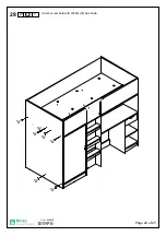 Предварительный просмотр 25 страницы Birlea MERLIN HIGH SLEEPER Assembly Instructions Manual