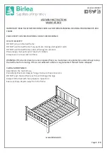 Preview for 1 page of Birlea MIAMI S000107 Assembly Instructions