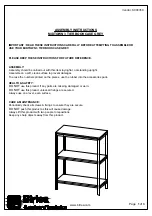 Предварительный просмотр 2 страницы Birlea MIDTOWN Assembly Instructions