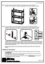 Предварительный просмотр 4 страницы Birlea MIDTOWN Assembly Instructions