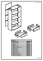 Предварительный просмотр 4 страницы Birlea OPUS BOOKCASE Assembly Instructions Manual