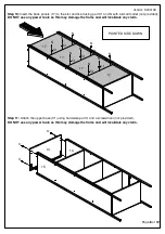 Предварительный просмотр 10 страницы Birlea OPUS BOOKCASE Assembly Instructions Manual