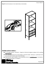 Предварительный просмотр 14 страницы Birlea OPUS BOOKCASE Assembly Instructions Manual