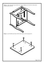 Предварительный просмотр 6 страницы Birlea PARIS 1 DRAWER BEDSIDE Assembly Instructions Manual