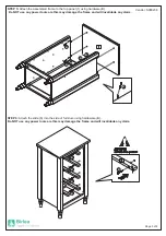 Предварительный просмотр 6 страницы Birlea PEMBROKE 4 DRAWER NARROW CHEST PINE Assembly Instructions Manual