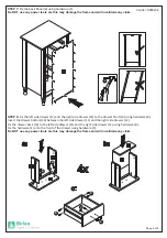 Предварительный просмотр 7 страницы Birlea PEMBROKE 4 DRAWER NARROW CHEST PINE Assembly Instructions Manual