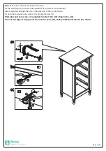 Предварительный просмотр 8 страницы Birlea PEMBROKE 4 DRAWER NARROW CHEST PINE Assembly Instructions Manual